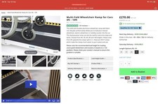 8ft Multi-Fold Wheelchair Ramp