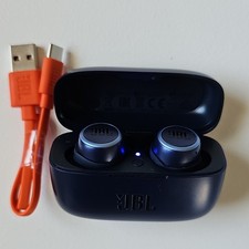 JBL Live 300TWS Blue Wireless Bluetooth Earbuds.
