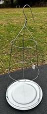 Bird platform feeder  3 Level perch. Birds land on perch and drop down to eat