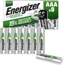 Energizer Recharge Power plus - Rechargeable AAA Batteries (8 Pack) - 700 Mah Ni 17.63 per battery