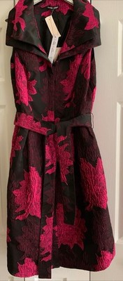 Samuel Dong Women s Dress Size XS Fuschia/Black NWT