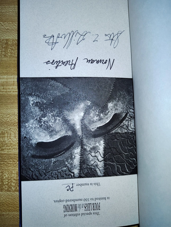Limited Edition Four Legs In Morning Book. 550 Copies Signed. This One Is Rare. - Imagem 3 de 4