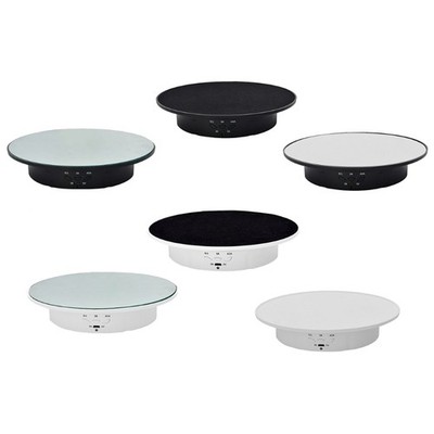 3 Speeds Electric Rotating Display Stand Mirror Turntable Revolving Base