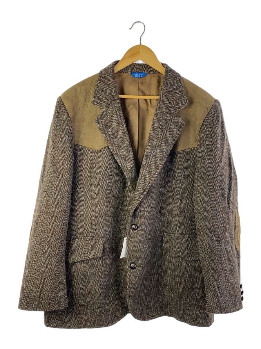 Pendleton Wool Check Tailored Jacket Brown Men's … - image 1