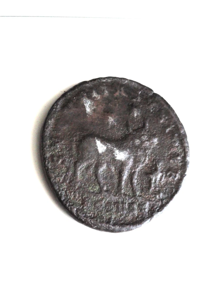 piece monnaie Romaine Ancienne bronze - Photo 2/4