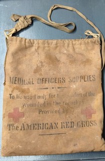 sac US american red cross medical officers supplies