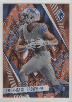 2023 Panini Phoenix Orange Seismic 36/99 Amon-Ra St Brown #64 4r7