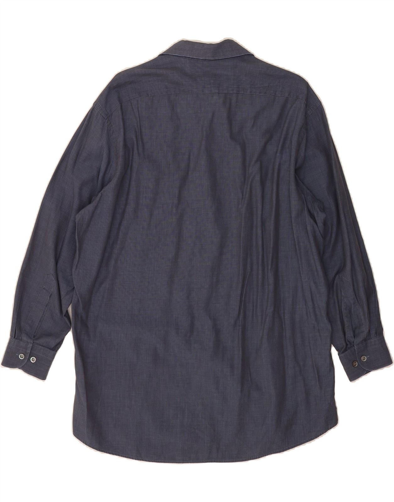 HUGO BOSS Mens Shirt Size 16 Large Blue Pinstripe Cotton DT41 thumbnail 2