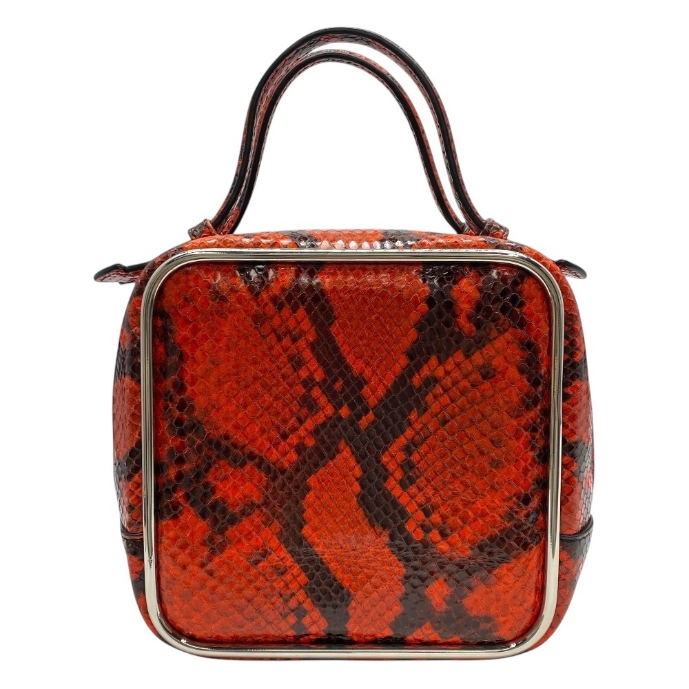 Alexander Wang Halo Top Handle Python Embossed Le… - image 2