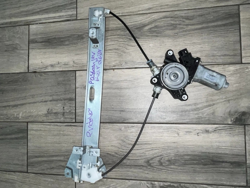 2011 Mitsubishi Endeavor Passenger Rear Door Window Regulator With Motor OEM - Image 2 of 4