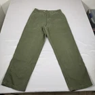 Vintage Military Pants 34x32 OG 107 Green Trousers Sateen Vietnam Combat Army