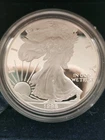1998-P $1 Proof American Silver Eagle 1oz/.999 Fine Silver W COA And Box