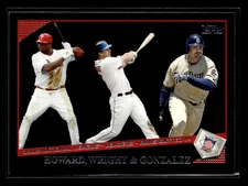 2009 Topps #147 Ryan Howard / David Wright / Adrian Gonzalez LL Black card
