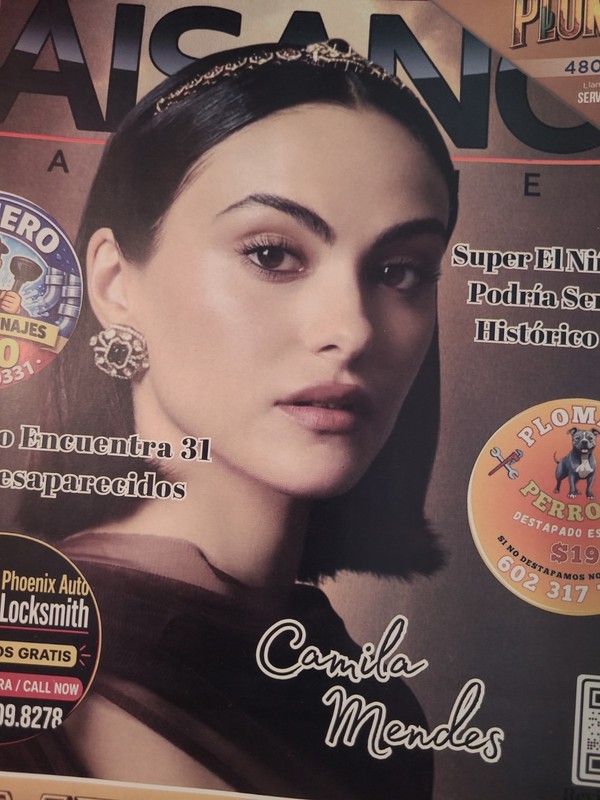 Camila Mendes. Magazine. Free Shipping.