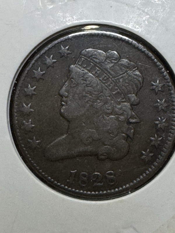 Classic Head Half Cent 1828 12 Stars