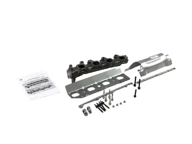 Jeep Wagoneer Ram 1500 2019-2024 kit de colector de escape genuino Mopar 68591572AB Foto 2 de 4