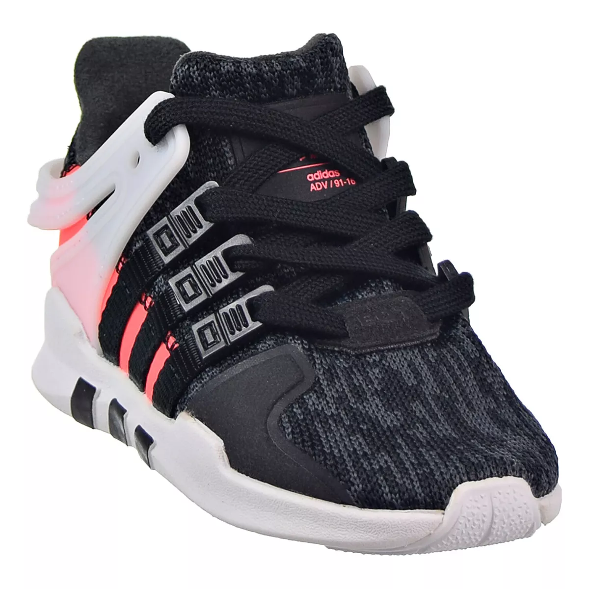 Adidas EQT Support ADV scarpe per bambini Core nero rumore calzature bianche BB0