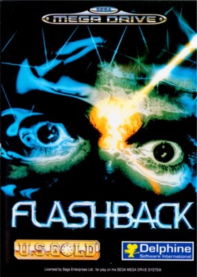 SEGA Mega Drive Spiel - Flashback mit OVP sehr guter Zustand