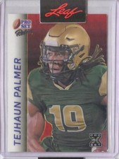 Tejhaun Palmer 2024 Pro Set Metal 1/1 Pre-Production Proof Red Gold (Flood?)