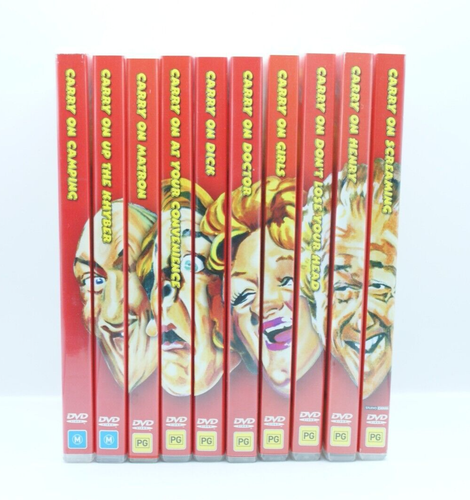 The Classic Carry On Film Collection 10 DVD Comedy Movies Bundle Reg 4 - Picture 12 of 12