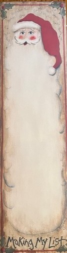 NEW!~NOTEPAD~Santa~Making My List~Christmas~Paper/Tablet/Letter~Stocking Stuffer