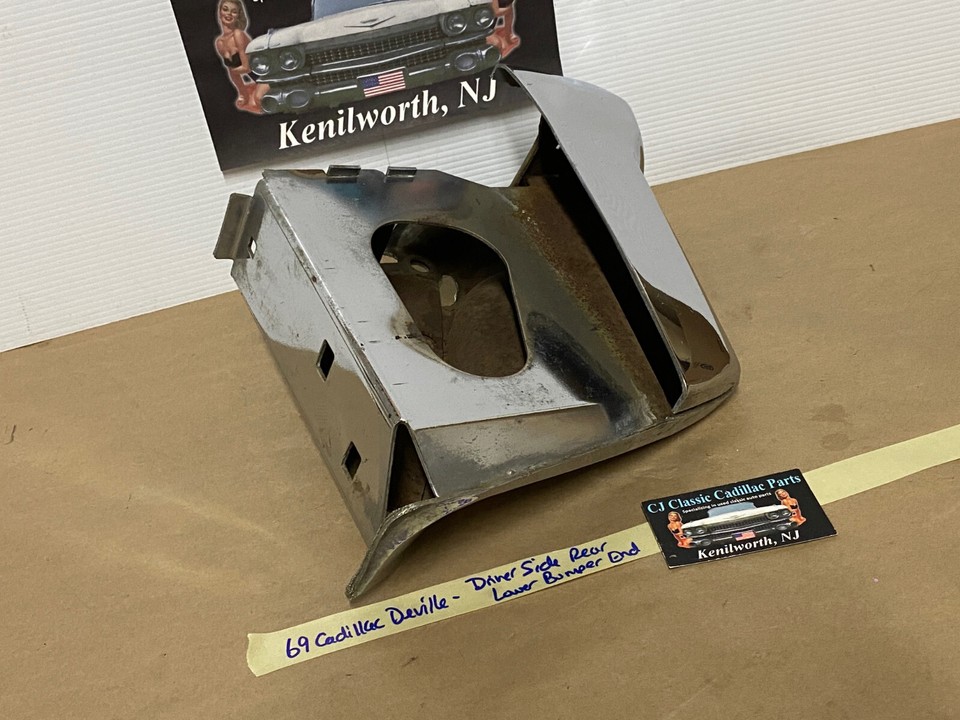 OEM 69 Cadillac Deville DRIVER SIDE LEFT LOWER REAR BUMPER END | eBay