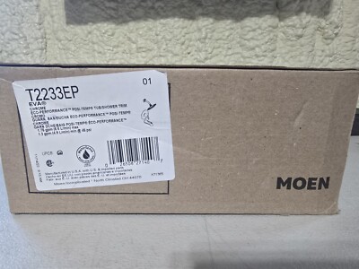 Moen T2233EP Eva Tub and Shower Trim Package with Single Function Shower Head