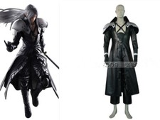 Final Fantasy VII 7: Remake Sephiroth Cosplay Costume Suit Uniform Outfit Coat