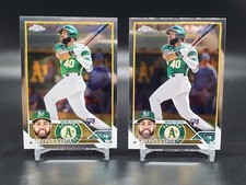 (2) 2023 Topps Chrome Rookie 183 Dermis Garcia - Athletics