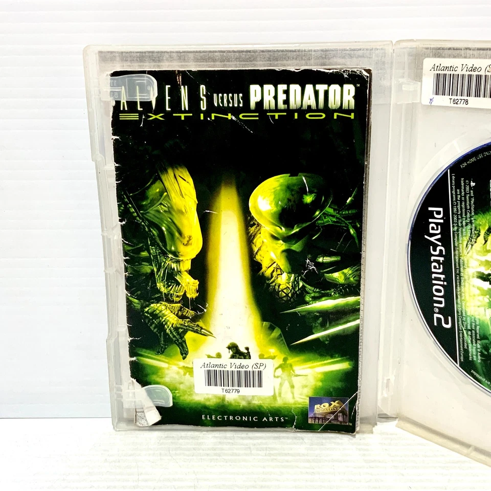 Aliens Versus Predator: Extinction + Manual - PS2 - Tested - Free Postage - Image 3 of 4