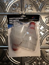 Plastic Shuttlecocks 6-pack Of White Badminton Birdies