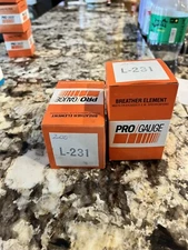 Crankcase Breather Element Pro Gauge L231 NOS Lot Of 2 Replacement Parts