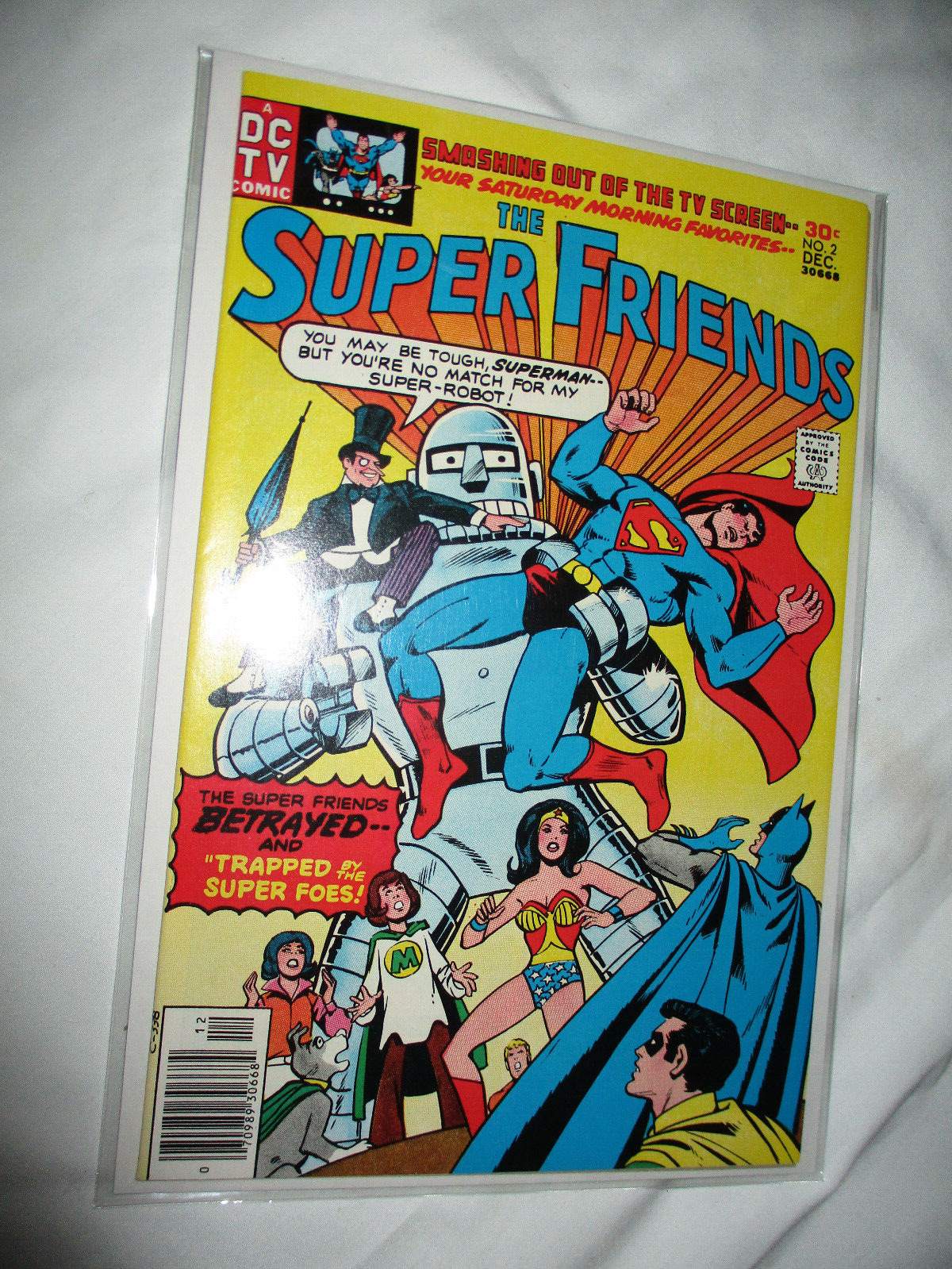 1976 DC TV Comics The Super Friends Issue #2 High Grade