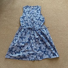 Women's Gap Floral Blue Dress Size 8, Gently Used