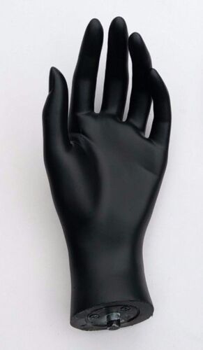 MN-HandsF-QS BLACK LEFT Female Mannequin Hand Jewelry Display (BLACK ONLY) - Photo 1 sur 8