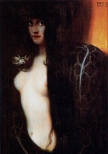 The Sin Classic Art Print | Franz Stuck | 1893 | Die S�nde | Symbolist