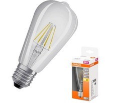 OSRAM LED STAR RETROFIT CL EDISON40 FIL 4,5W warmweiß E27 klar 470lm