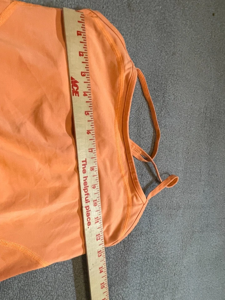 ZELLA Top Womens Sleeveless Shirt Orange 26" Chest - Image 3 of 4