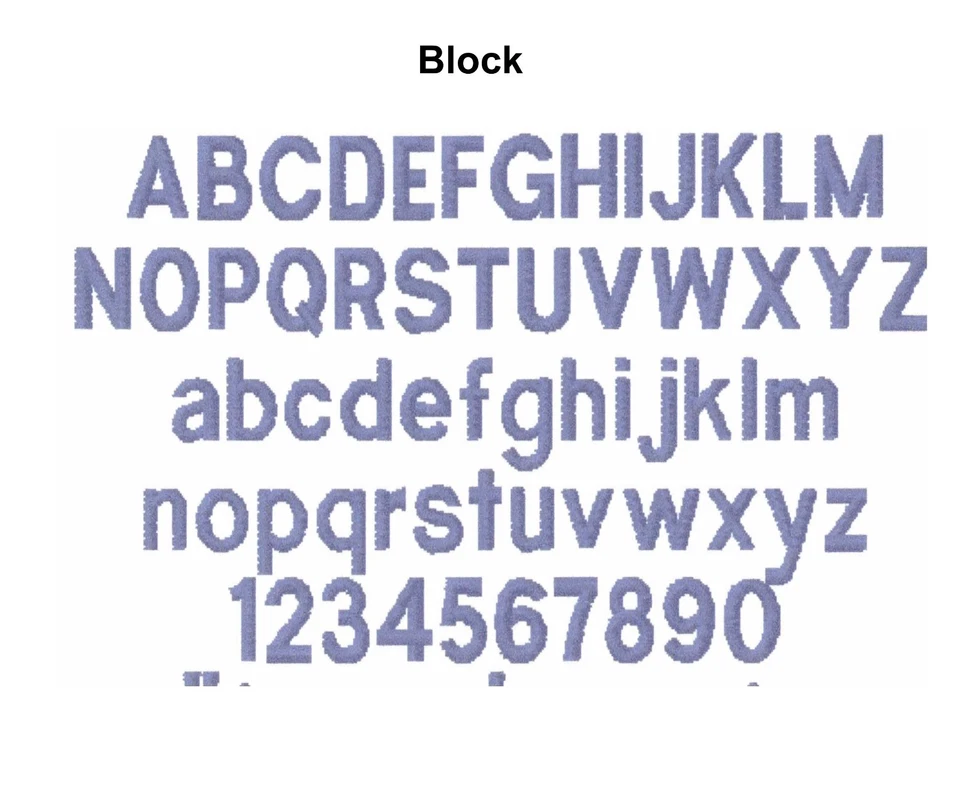 Custom Embroidered Name Patch Embroidery Name Tag Biker Badge 2 lines WH/Royal - Image 2 of 4