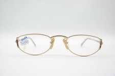 Montatura occhiali da vista vintage Safilo oro 1410 rame ovale eyeglasses NOS