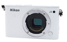 USED Nikon 1 J3 14.2MP Digital Camera - White (Body Only) FREESHIPPING
