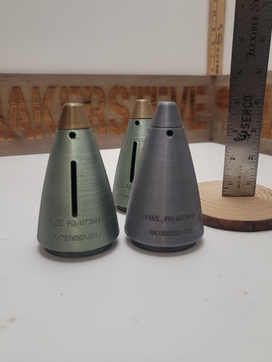 入手困難RFX FUZE M228（アップル型）手榴弾金属製レプリカ安全加工品。 入手困難RFX FUZE M228（アップル型）手榴弾金属製レプリカ安全