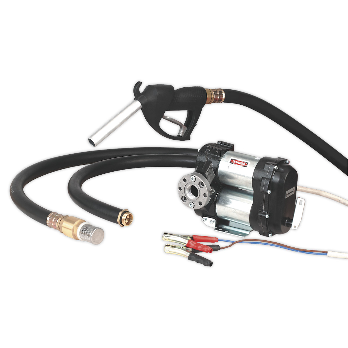 Sealey Diesel & Fluid Transfer Pump 24V High Flow Garage Workshop DIY
