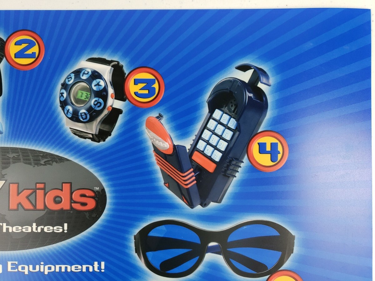 Vintage McDonald's 2001 Spy Kids Happy Meal Toys Translite