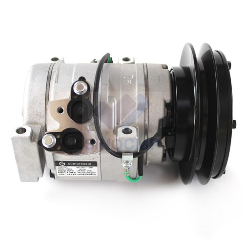 Compresor de CA 24V 20Y-979-6121 10S15C para Komatsu PC200-7 PC200-8 PC300-8 PC450 - Imagen 3 de 12