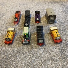Vintage ERTL Thomas the Tank Engine - Train Lot Of 8 Plastic/Die Cast 1985-1997