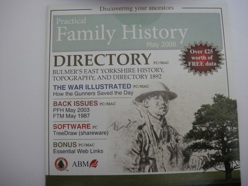 Practical Family History CD Bulmer's East Yorkshire history & topography 1892