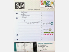 SIMPLE STORIES  Carpe Diem  Daily Planner Inserts Save over 60 