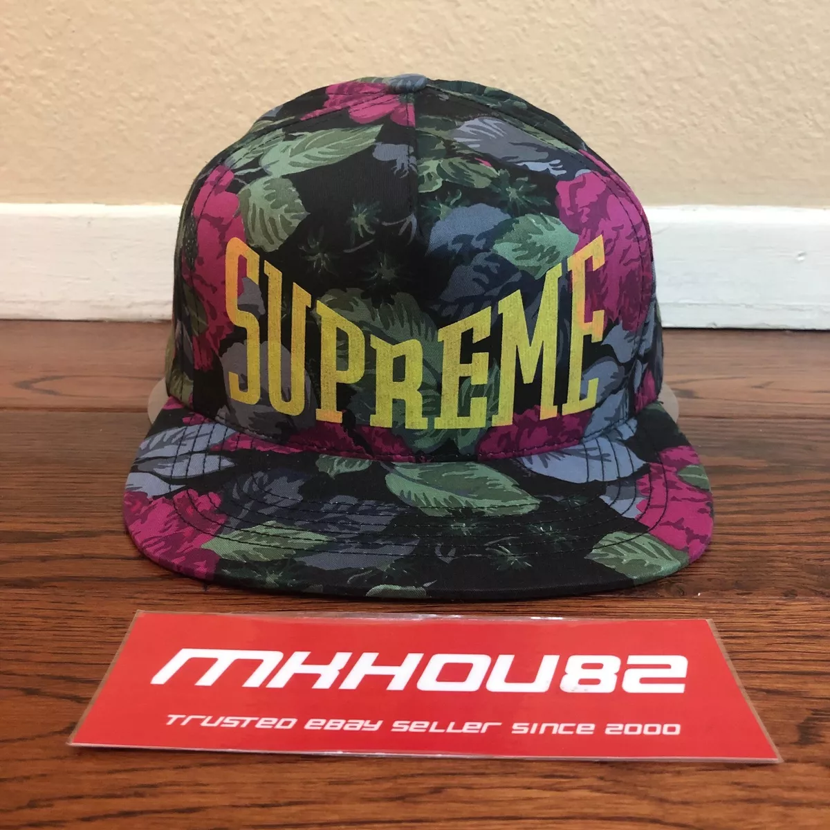 Supreme Floral 5-Panel Black