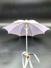Vintage Doll Parasol Lavender Victorian Style 10"